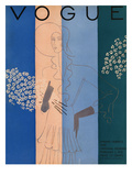 Vogue Cover - February 1931 Premium Giclee Print by Eduardo Garcia Benito