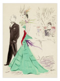 Vogue - March 1936 Premium Giclee Print by Marcel Vertes