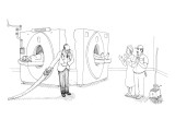 MRI magician - New Yorker Cartoon Premium Giclee Print by Paul Noth
