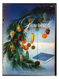 Gourmet Cover - December 1952 Premium Giclee Print by Henry Stahlhut