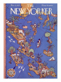 The New Yorker Cover - March 5, 1927 Premium Giclee Print by Ilonka Karasz