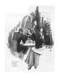 "Remember the day it rained in Paris?" - New Yorker Cartoon Premium Giclee Print by Barbara Shermund