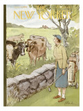 The New Yorker Cover - June 11, 1955 Premium Giclee Print by Perry Barlow