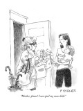 "Mother, please! I can spoil my own child." - New Yorker Cartoon Premium Giclee Print by Pat Byrnes