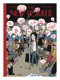 The New Yorker Cover - February 12, 2007 Premium Giclee Print by David Heatley