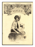Vogue Cover - August 1906 Premium Giclee Print by Walter Briggs