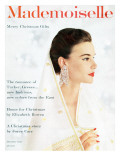 Mademoiselle Cover - December 1955 Premium Giclee Print by Mark Shaw