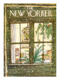 The New Yorker Cover - January 9, 1978 Premium Giclee Print by George Booth