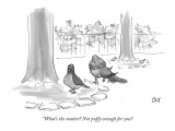 "What's the matter? Not puffy enough for you? - New Yorker Cartoon Premium Giclee Print by Carolita Johnson