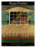 House & Garden Cover - June 1921 Premium Giclee Print by H. George Brandt