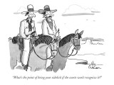 "What's the point of being your sidekick if the courts won't recognize it?" - New Yorker Cartoon Premium Giclee Print by Leo Cullum