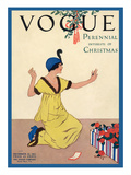 Vogue Cover - December 1911 Premium Giclee Print by George Wolfe Plank