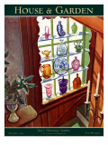 House & Garden Cover - November 1929 Premium Giclee Print by Walter Buehr
