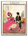 Vogue Cover - August 1918 Premium Giclee Print by Helen Dryden