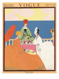 Vogue Cover - January 1917 Premium Giclee Print by Helen Dryden