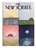 The New Yorker Cover - May 17, 1976 Premium Giclee Print by Pierre LeTan