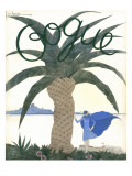 Vogue - January 1928 Premium Giclee Print by Georges Lepape