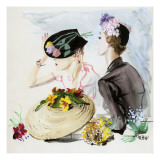 Vogue - June 1936 Premium Giclee Print by René Bouét-Willaumez