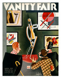 Vanity Fair Cover - March 1930 Premium Giclee Print by Constantin Alajalov