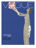 Vogue Cover - December 1930 Premium Giclee Print by Georges Lepape