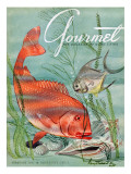 Gourmet Cover - February 1951 Premium Giclee Print by Henry Stahlhut