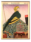 Vogue Cover - June 1914 Premium Giclee Print by Helen Dryden