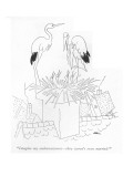 "Imagine my embarrassment—they weren't even married!" - New Yorker Cartoon Premium Giclee Print by  Alain