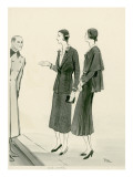 Vogue - March 1930 Premium Giclee Print by René Bouét-Willaumez