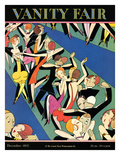 Vanity Fair Cover - December 1927 Premium Giclee Print by A. H. Fish