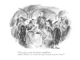 "I'm going to take the bœuf en papillotes maître d'hôtel. If I don't use m… Premium Giclee Print by Alan Dunn