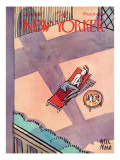 The New Yorker Cover - July 10, 1937 Premium Giclee Print by Peter Arno