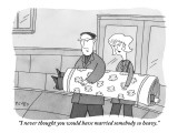 "I never thought you would have married somebody so heavy." - New Yorker Cartoon Premium Giclee Print by Peter C. Vey
