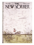 The New Yorker Cover - October 4, 1976 Premium Giclee Print by Ronald Searle