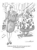 "Be that way, Marilyn. You weren't sneering at me when I was managing your…" - New Yorker Cartoon Premium Giclee Print by Michael Crawford