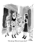 "Oh, shut up. Who isn't in your shoes?" - New Yorker Cartoon Premium Giclee Print by Marisa Acocella Marchetto