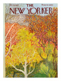 The New Yorker Cover - October 22, 1973 Premium Giclee Print by Ilonka Karasz