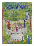 The New Yorker Cover - July 7, 1980 Premium Giclee Print by George Booth