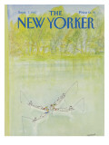 The New Yorker Cover - September 7, 1987 Premium Giclee Print by Jean-Jacques Sempé