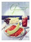 Gourmet Cover - August 1950 Premium Giclee Print by Henry Stahlhut