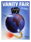 Vanity Fair Cover - November 1933 Premium Giclee Print by  Garretto