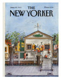 The New Yorker Cover - June 24, 1985 Premium Giclee Print by Albert Hubbell