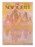 The New Yorker Cover - August 18, 1975 Premium Giclee Print by Eugène Mihaesco
