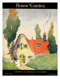 House & Garden Cover - June 1919 Premium Giclee Print by Maurice Day
