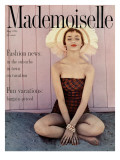 Mademoiselle Cover - May 1954 Premium Giclee Print by Herman Landshoff