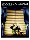 House & Garden Cover - February 1933 Premium Giclee Print by Anton Bruehl