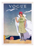 Vogue Cover - July 1912 Premium Giclee Print by Helen Dryden