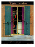 House & Garden Cover - December 1920 Premium Giclee Print by Harry Richardson