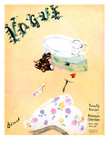 Vogue Cover - June 1935 Premium Giclee Print by Christian Berard
