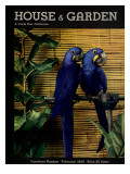House & Garden Cover - February 1934 Premium Giclee Print by Anton Bruehl
