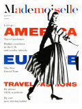 Mademoiselle Cover - April 1957 Premium Giclee Print by  Somoroff